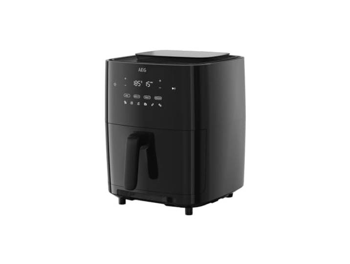 AEG Heißluftfritteuse 8000 AAF7SB, 4-in-1: Frittieren, Dampfgaren, Dörren, Backen, 6,9 L Fassungsvermögen, Touch-LED-Display, 10 Programme, spülmaschinenfest, Schwarz