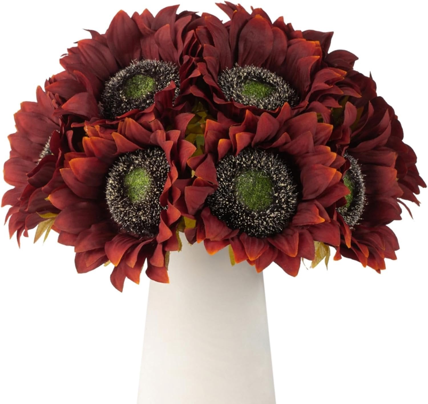 Homevero Zijden Zonnebloemen Kunstbloemen 12 stuks - 44 cm lang