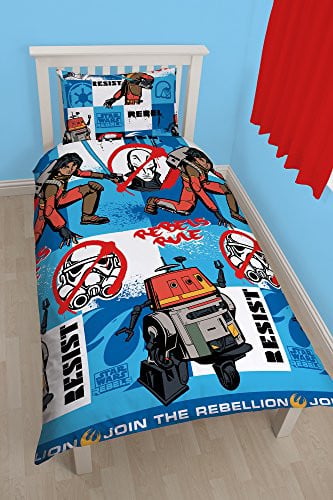 Disney Star Wars Rebels Dekbedovertrek Eenpersoons Multi 135x200 cm