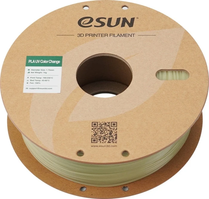 ESUN PLA-UV Color Change, 1kg UV change Green