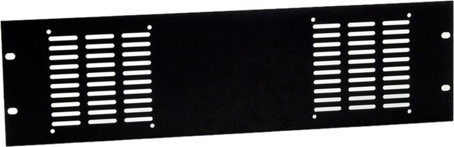 Adam Hall 19" Parts 8763 19" Rackblende Für 2 Axial-Lüfter