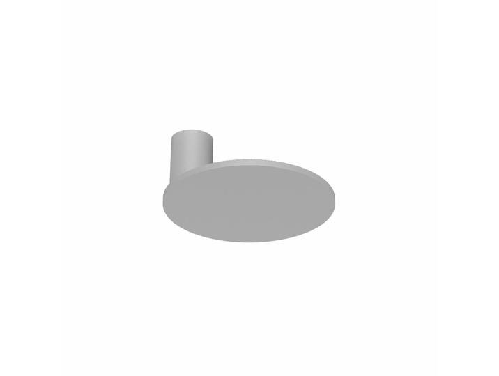 Rotaliana Designer Deckenlampe Collide H0, dimmbar, alu / grau / zink, für Wohn- / Esszimmer, Aluminium, Design, Deckenlampe