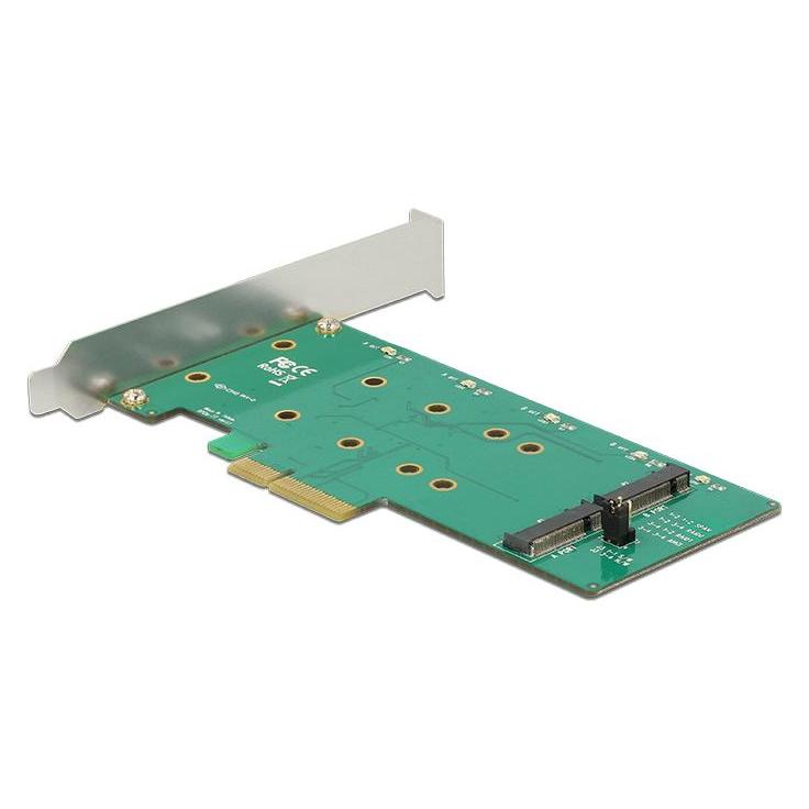 Delock PCIe x1 > 2 x M.2 Key B (89536)