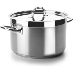 Lacor D,32 cm Chef-Luxe, Auflaufform, Silber