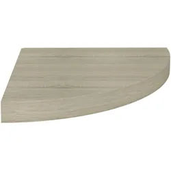 vidaXL Eck-Schweberegal Eichen-Optik 35x35x3,8 cm MDF