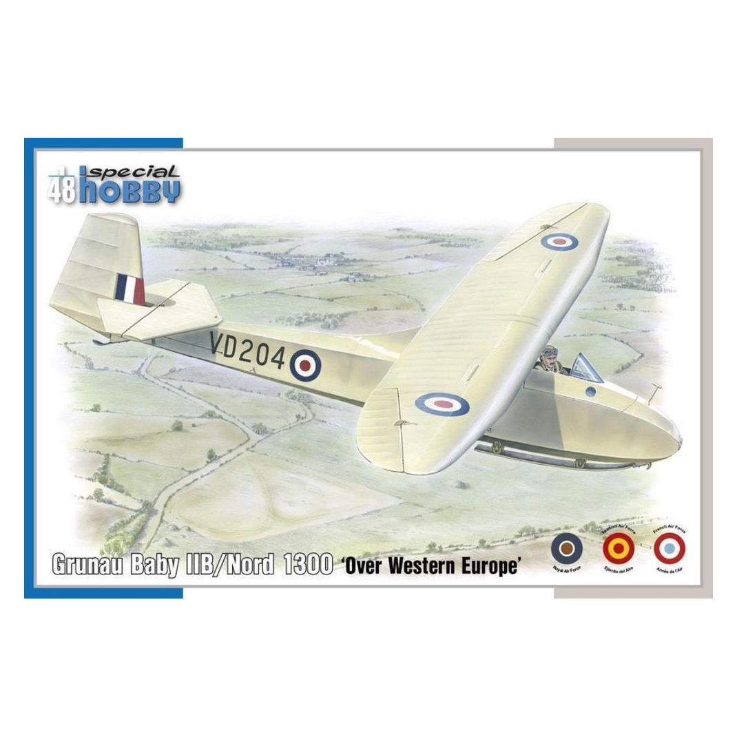 Special Hobby Grunau Baby IIB/Nord 1300 Over Western Europe (Segelflugzeug) (100-SH48203)