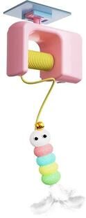 Uplift Essentials Smart Electric Yo Yo Interactive Door Hanging Cat Toy pink