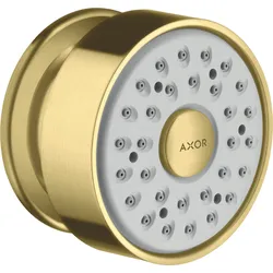 hansgrohe Seitenbrause 1 jet Rosette rund, 28464950, Farbe: Brushed Brass