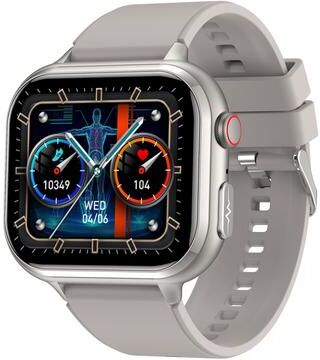 Daily Deals Depot VE31 PRO Smartwatch For Men Women, Fitness Bluetooth Call, Waterproof ECG Heart Rate Monitor Long, Battery Life Watch silver