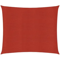 Helloshop26 - Sonnensegel/Sonnenschirm 160 g/m2 HDPE 3,6 x 3,6 m rot 02_0009262
