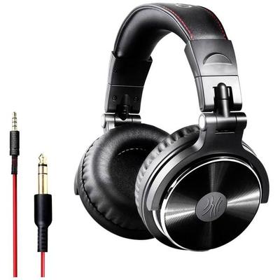 OneOdio Pro-10 Over Ear Kopfhörer kabelgebunden Stereo Schwarz High-Resolution Audio Faltbar, Schwenkbare Ohrmuscheln DJ -