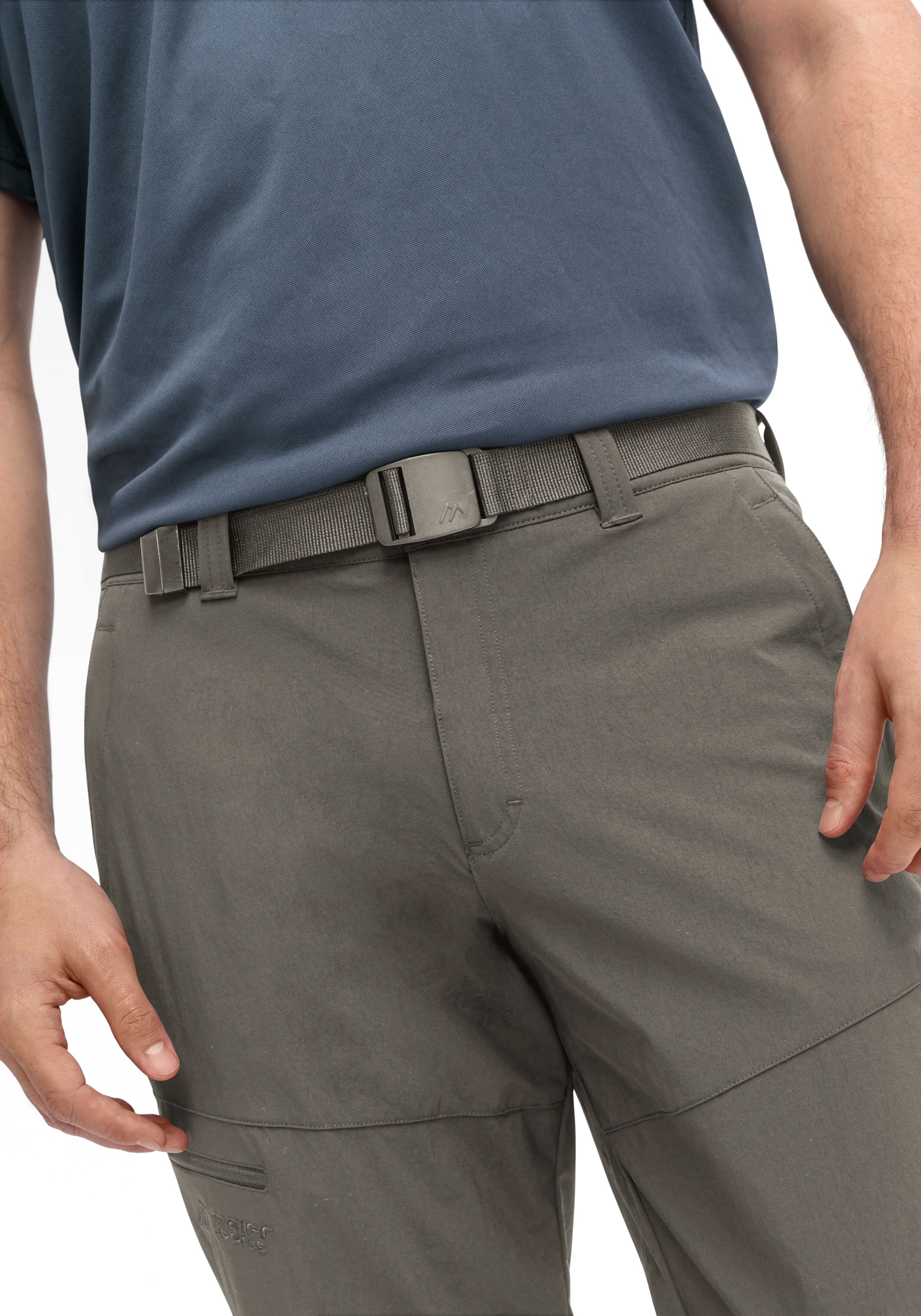 Maier Sports "Nil Winter" Herren Winter Wanderhose, Funktionshose mit Netzinnenfutter schlamm 46, Normalgrössen