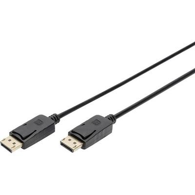 Digitus DisplayPort Anschlusskabel DisplayPort Stecker, DisplayPort Stecker 2.00 m Schwarz AK-340103-020-S DisplayPort-Kabel