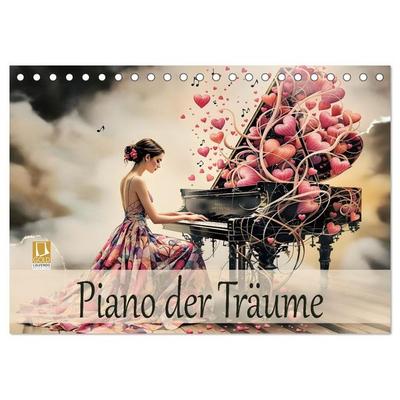 Piano der Träume (Tischkalender 2027 DIN A5 quer), CALVENDO Monatskalender