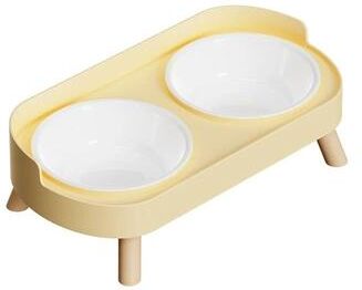 Uplifted Finds High Rise Spill Proof Dining Station yellow