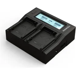 Duracell Dual Ladegerät für DR9945/LP-E8 (Kamera Akku Ladegerät), Kamera Stromversorgung, Schwarz