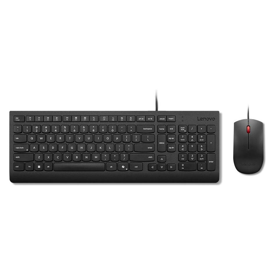 Lenovo Essential Wired Combo Keyboard and Mouse (US English 103P) (US, Kabelgebunden) (4X31R64400)