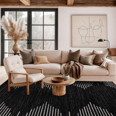 World Rug Gallery Bohemian Stripe Area Rug