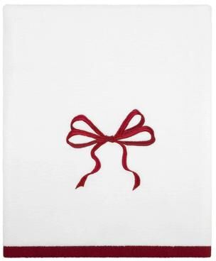 Avanti Linens Avanti Christmas Bows Bath Towel