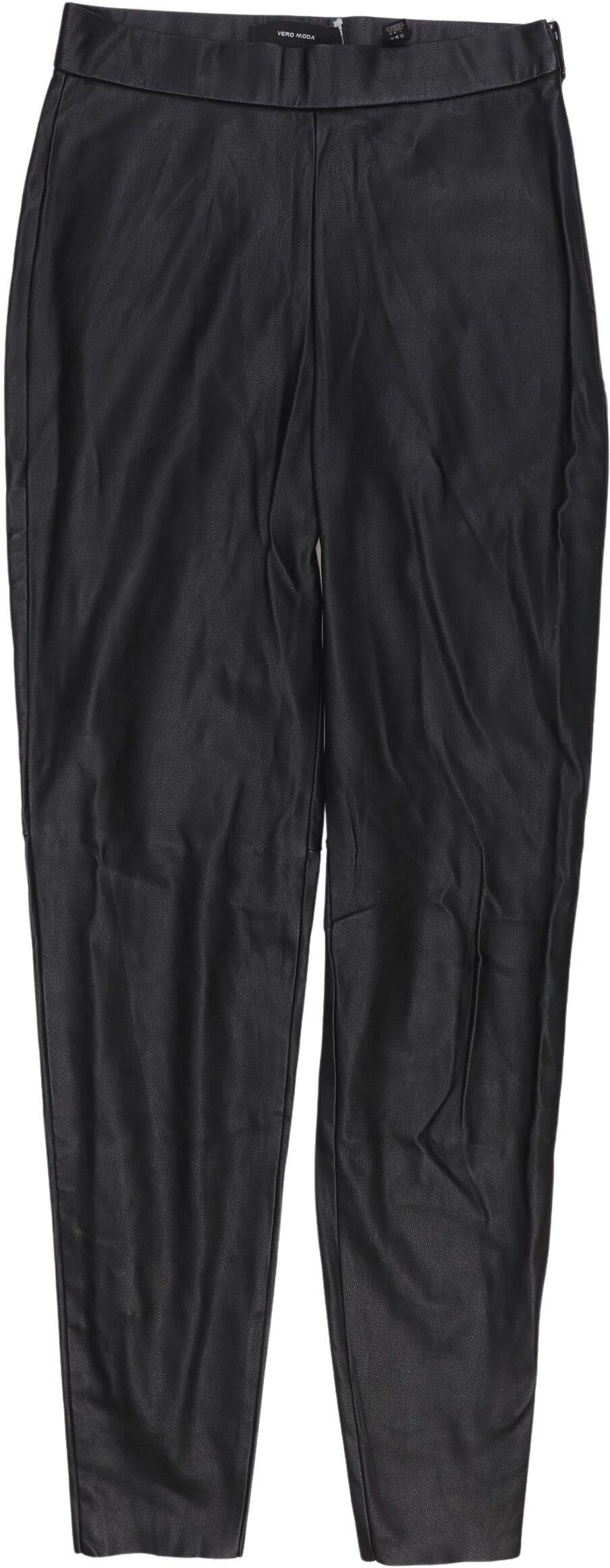 Vero Moda Maternity Damen Stoffhose, Schwarz, Gr. XS, Kunstleder - Second Hand