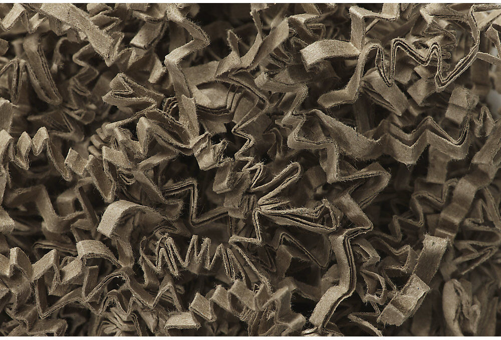 kaiserkraft SizzlePak Papier-Füllmaterial, 10 kg, Füllvolumen 350 l, braun