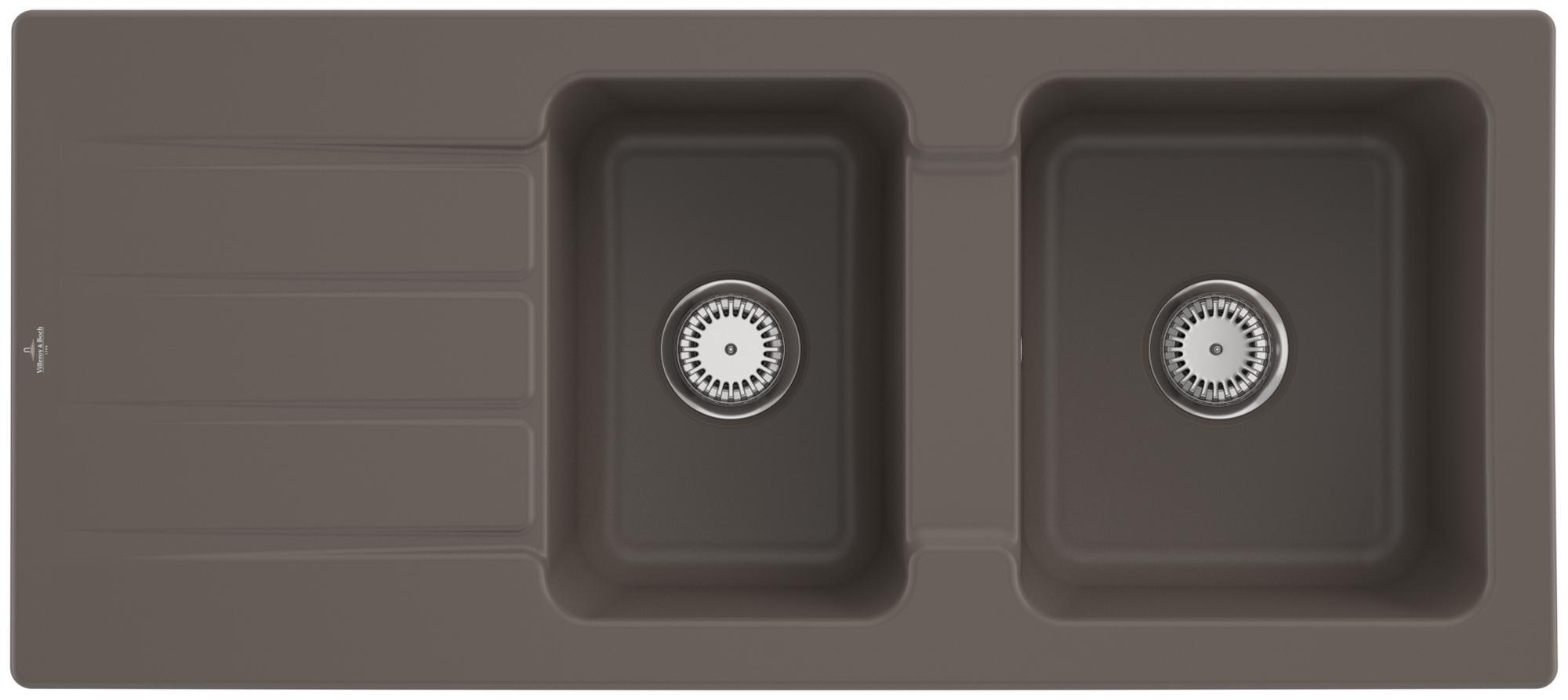Villeroy & Boch Keramikspüle 338001TR, Architectura 80 Einbauspüle - inkl.