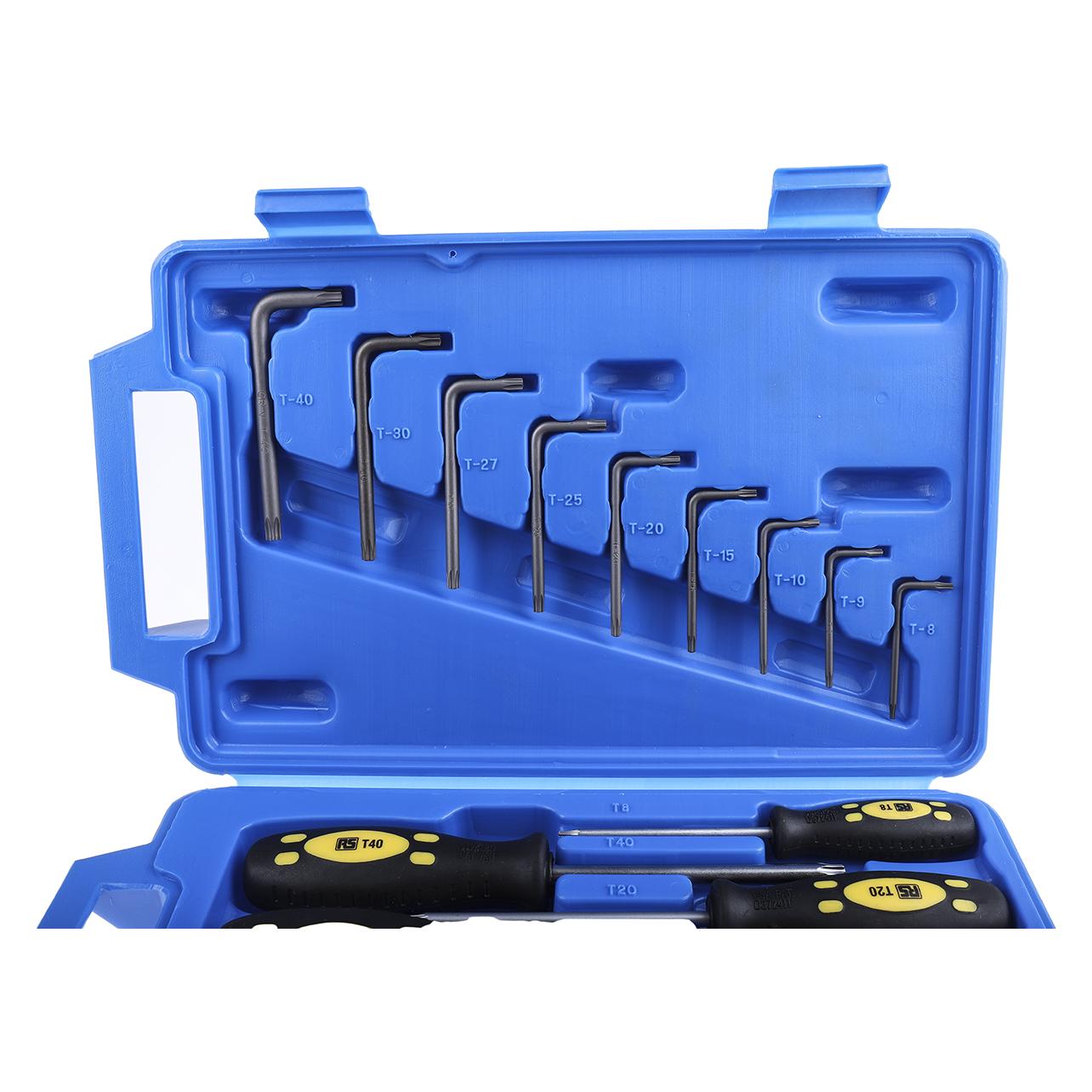 RS PRO Schraubendreher,Torx 18-teilig (TX) (4992521)