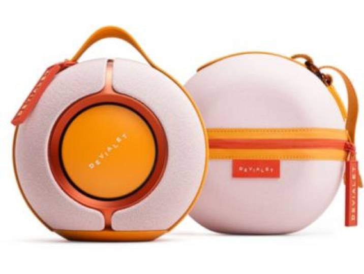 Devialet - Enceinte Portable Mania Rose Bloom + Étui De Transport Inclus