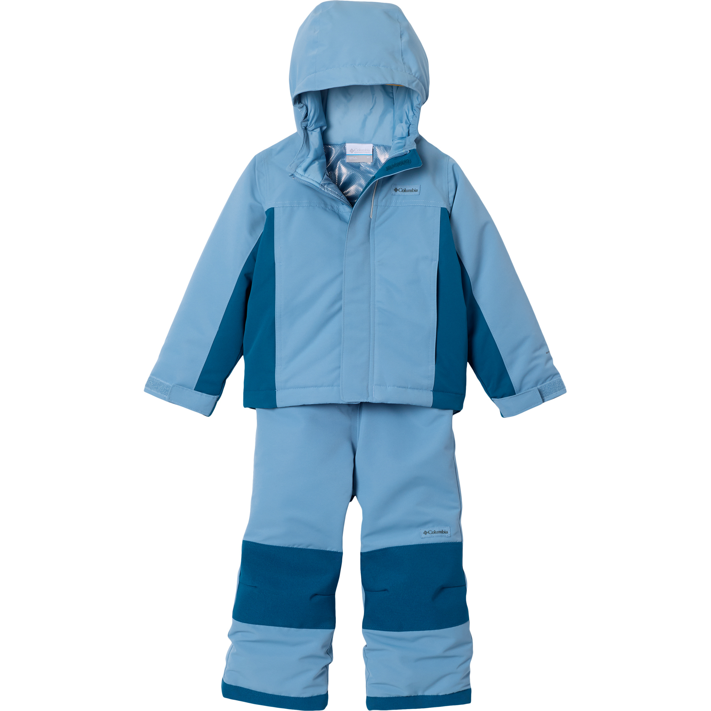 Columbia Buga IV Schnee Set Kinder Overalls blau Größe 92 Skifahren Wasserdicht