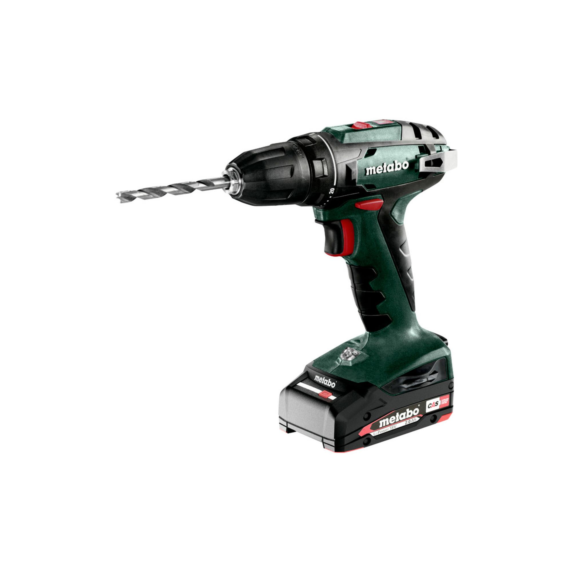 Metabo Akku-Bohrschrauber BS 18 metaBOX 145; 18V 2x2Ah Li-Power + SC 30 (602207560)