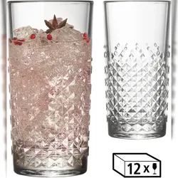 Libbey 12er Set Beverage Gläser -OCULAR- 473 ml, Ø 8 cm, H: 15,5 cm