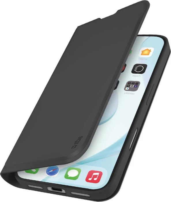 SBS Wallet Smooth für iPhone 17 black