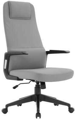 LeisureMod Nexa High-Back Ergonomic Office Chair - Adjustable, Tilt, Swivel, Padded Headrest and Armrests