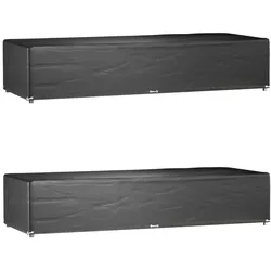vidaXL Abdeckungen für Sonnenliegen 2 Stk. 12 Ösen 205x75x40 cm