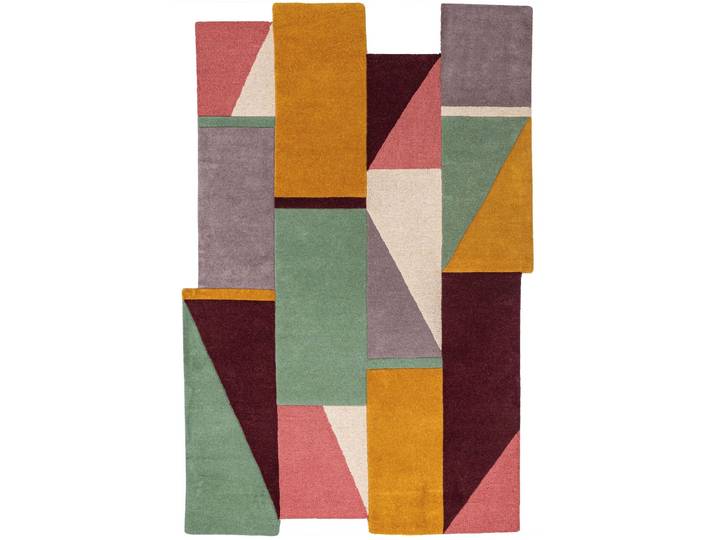 Teppich Saffron Mehrfarbig 100 Prozent Wolle 150 x 240 cm - Material: 100% Wolle