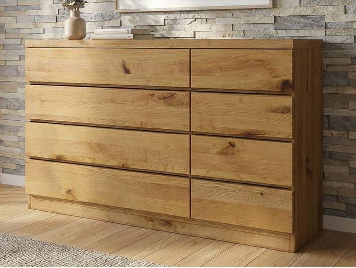 Kommode „Patrizia“ Wildeiche 150 cm Massivholz Wildeiche