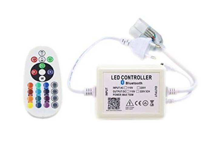 Groenovatie LED Neon Flex RGB Bluetooth Controller Aansluitstekker Met Afstandsbediening