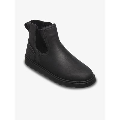 Chelseaboots QUIKSILVER "MISSION ELASTIC", Herren, Gr. 44, schwarz, Synthetik, Textil, Schuhe Chelseaboots, Winterschuhe, Ankleboots, Stiefelette