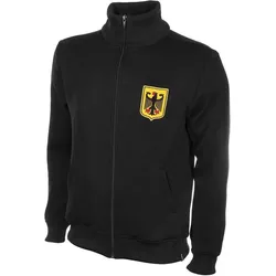 Copa Football, Herren, Laufjacke, Deutschland 1960 Retro Jacke (M), Schwarz