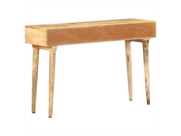 Brun Table console - CLARENCE - Meuble couloir - 115x35x76 cm - Bois de manguier massif CC367