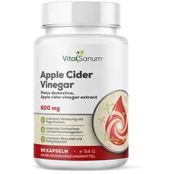 VitaSanum® Apfelessig Extrakt 600 mg (Malus domestica) – 1 Kapsel Tagesportion