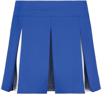 Augusta Sportswear 9116 Athletic Girls Liberty Skirt in Royal/White size 2XS   Polyester