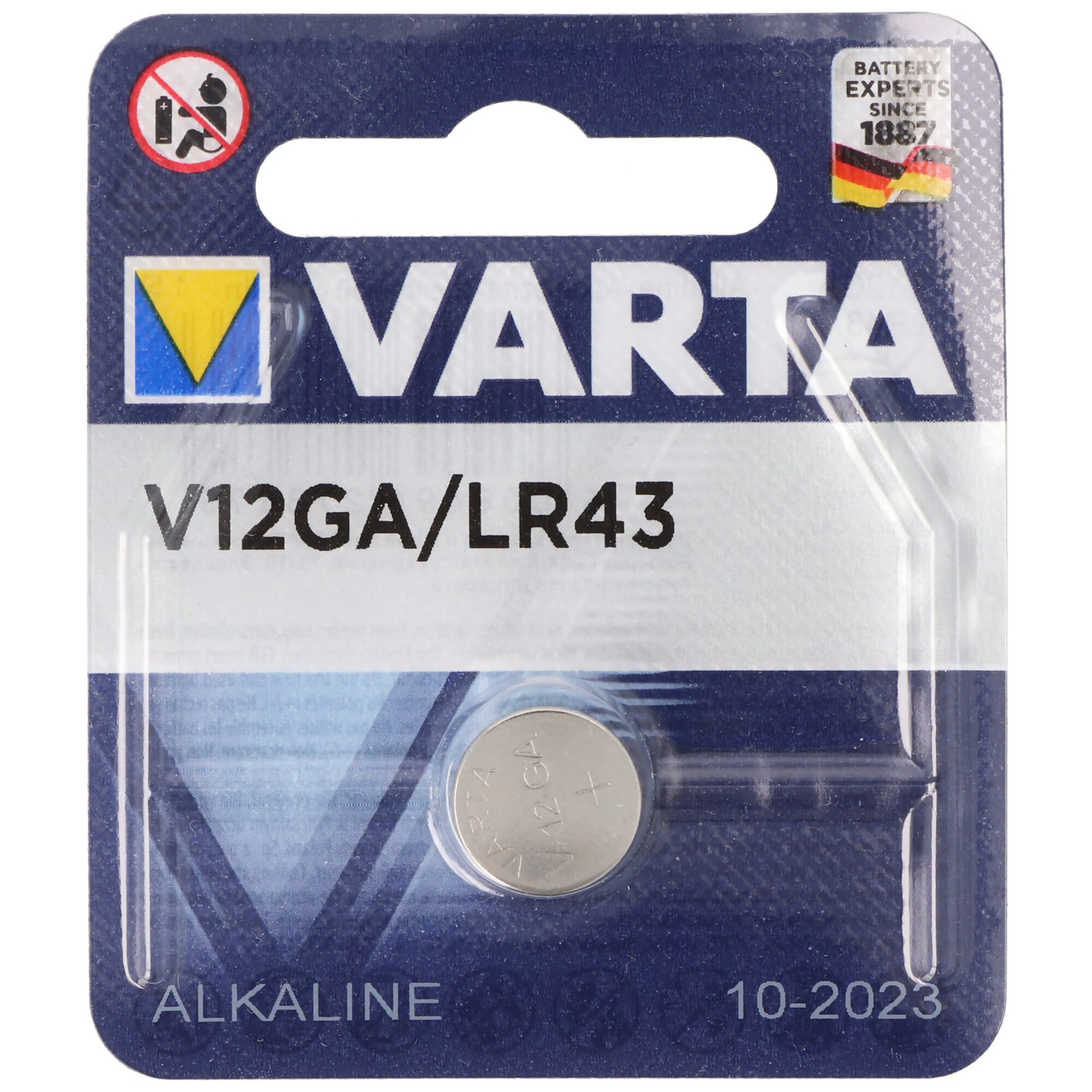 Varta LR43-V12GA LR1142 knoopcelbatterij