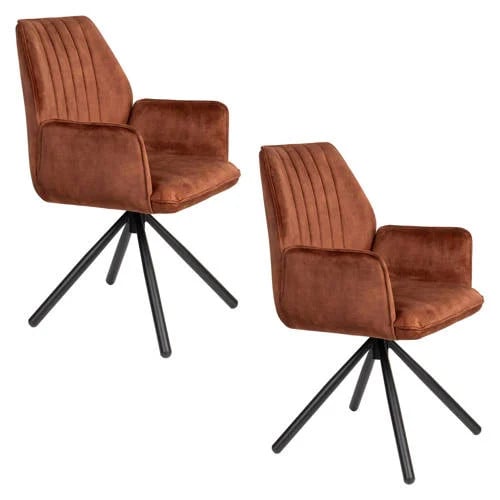 Housecraft Living Jamie eetkamerstoelen set van 2