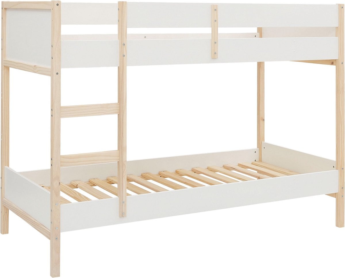 Square Line stapelbed voor volwassenen, 90 x 200 cm, engineered wood