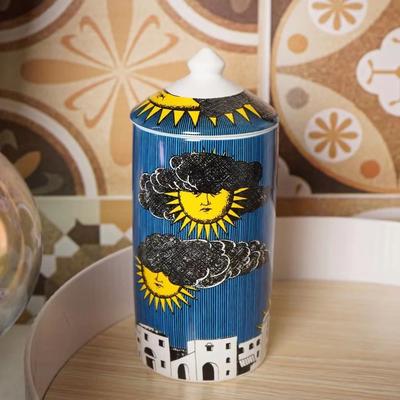 Uplift Treasures Modern Ceramic Storage Jar And Candle Holder b