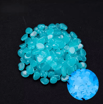 Inspire Curations 1200Pcs Glow In The Dark Garden Pebbles And Stones blue 1200pcs