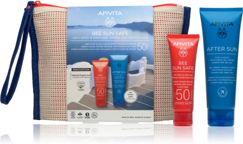 Apivita Bee Sun Safe Anti-spot & Anti-age Tinted Sun Protection ensemble solaire
