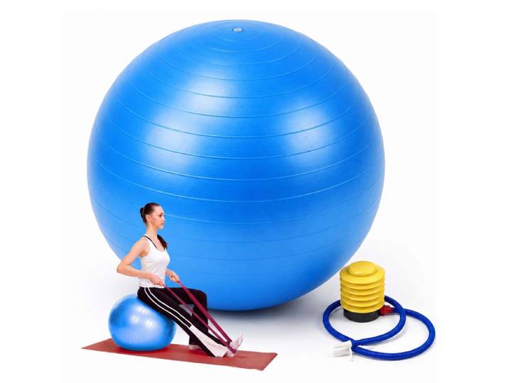 Relaxdays Gymnastiekbal met pomp