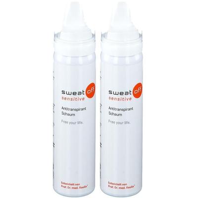Sweat-Off sensitive Antitranspirant Schaum 2x 2x75 ml